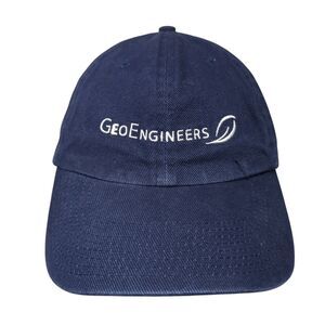 Geo Engineers Slideback Hat Blue One Size Adjustable Embroidered Headtotoe
